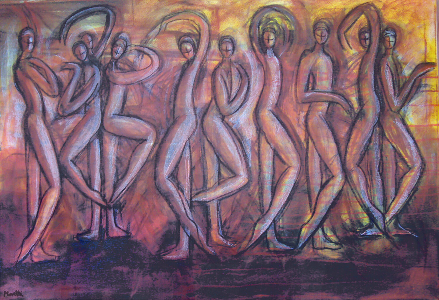 dieci ballerini Maria Moretti