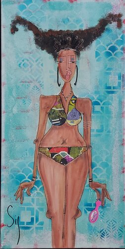 The Queen by Sig, 회화 for Sale on Singulart