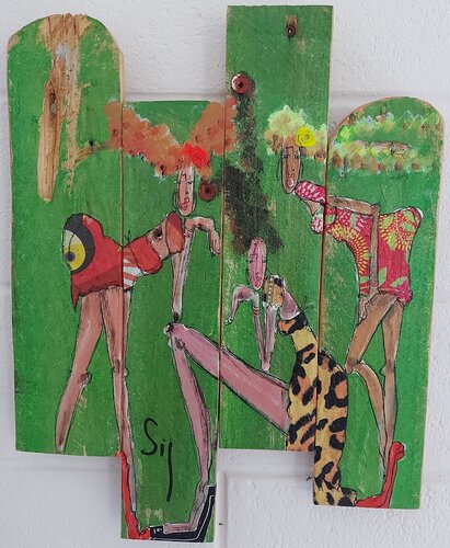 Se mettre au Vert by Sig, 기타 매체 for Sale on Singulart
