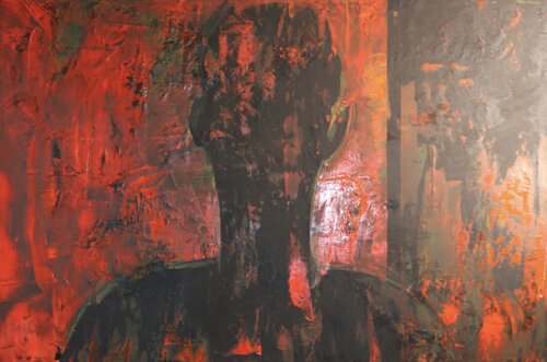 Man in the Shadows by Sabina Nealon, Painting for Sale on Singulart