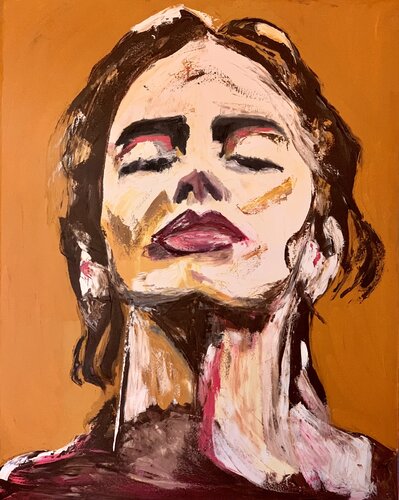 Dreaming girl van Sabina Nealon, Schilderij te koop op Singulart