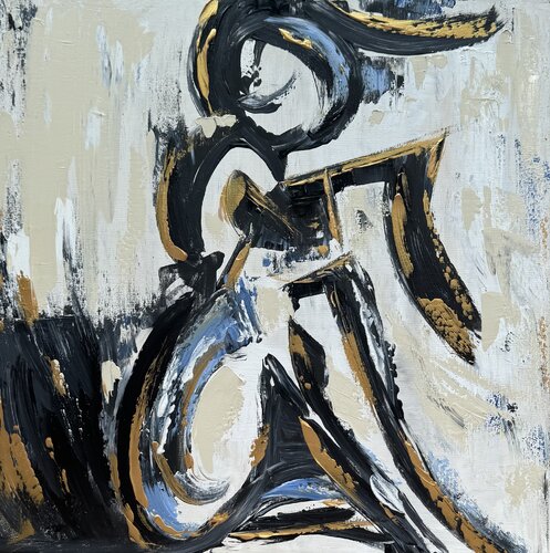 Abstract Nude II attraction von Sabina Nealon, Malerei kaufen auf Singulart