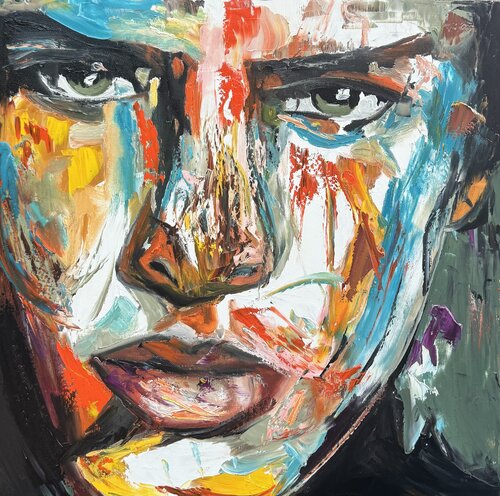 Fernando Male portrait von Sabina Nealon, Malerei kaufen auf Singulart