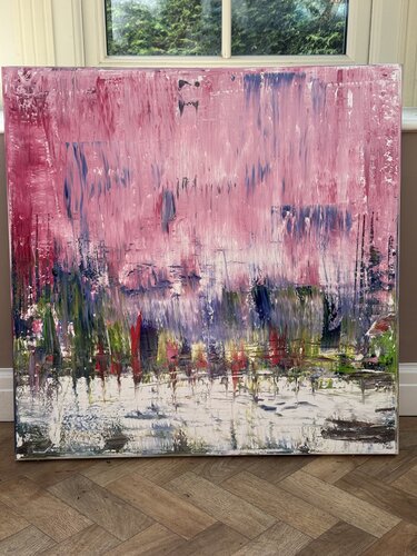 Pink Horizon de Sabina Nealon, Pintura a la venta en Singulart