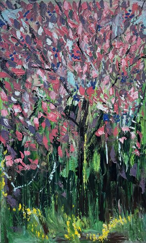 Magnolia Tree by Sabina Nealon, Painting for Sale on Singulart