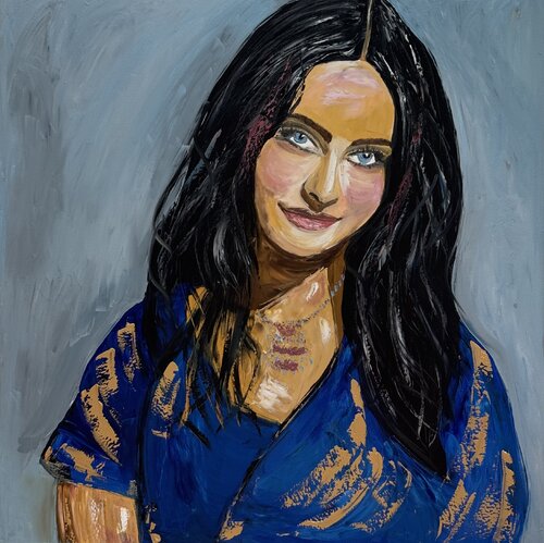 Sapphire Eyes by Sabina Nealon, Painting for Sale on Singulart