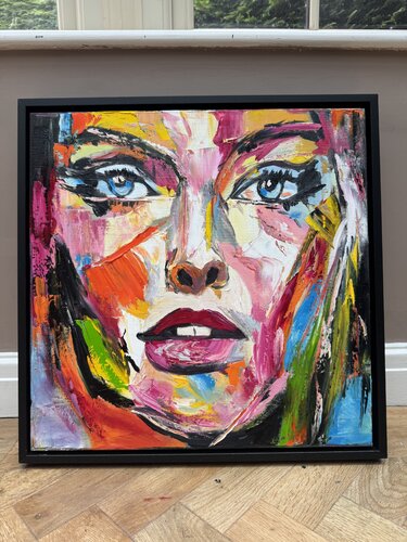 Wild Muse woman’s portrait by Sabina Nealon, Painting for Sale on Singulart