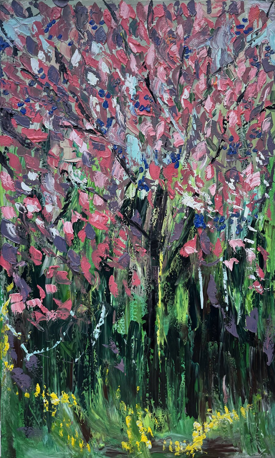 Magnolia Tree Sabina Nealon Original painting for sale