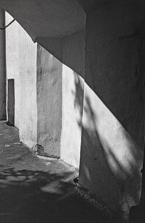 Silent Prague - Fragments of Exits, digital copy of the silver gelatin print from 1970s Marek Boguszak