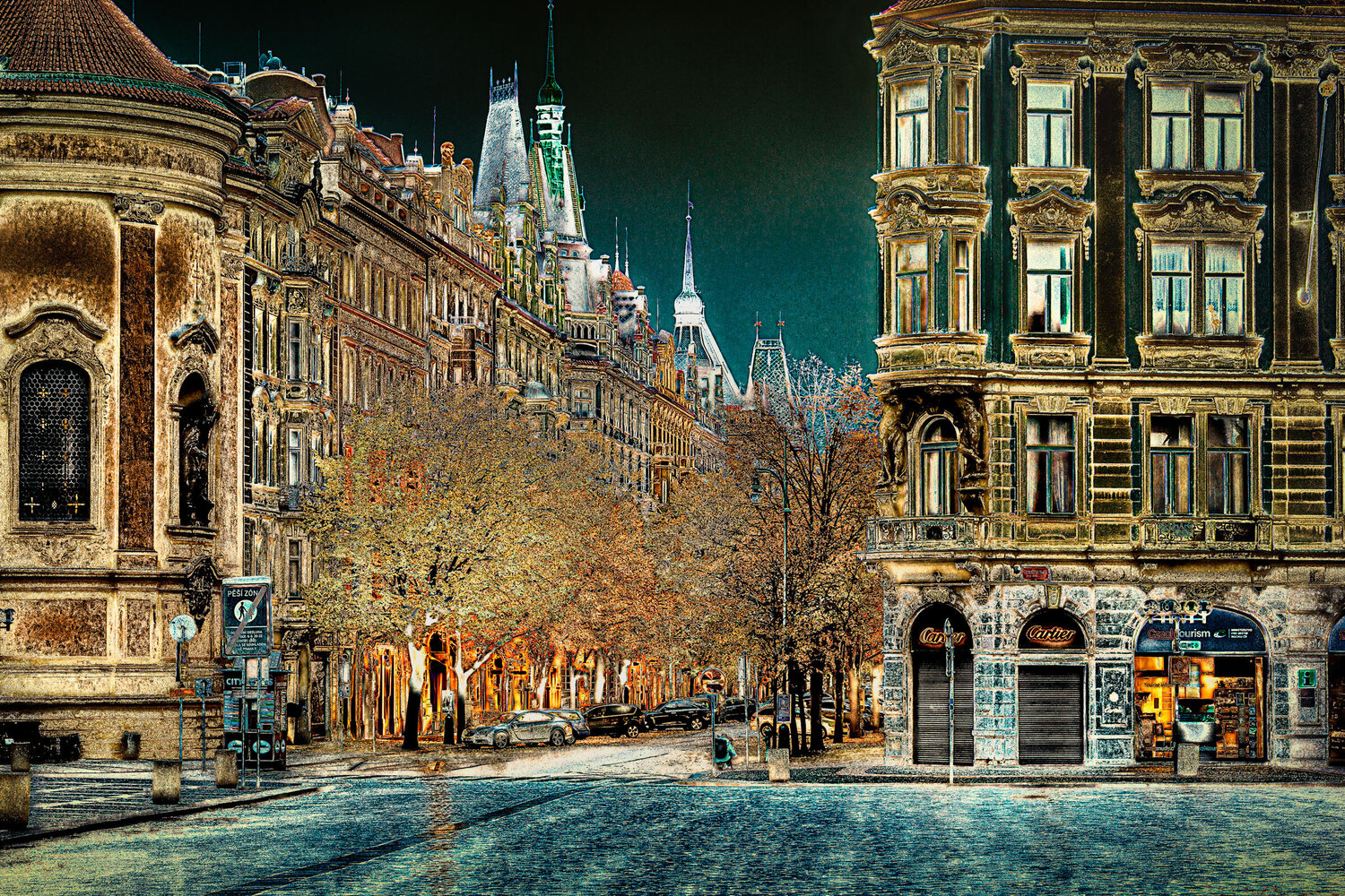 Paris street in Prague Marek Boguszak