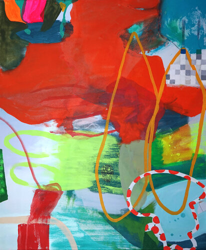 Together and Alone di Wendy Grace, Pittura in vendita su Singulart