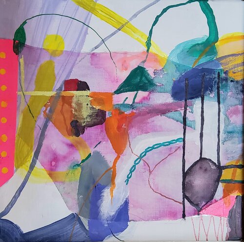 Letting go van Wendy Grace, Schilderij te koop op Singulart