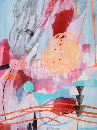 Dynamic rush van Wendy Grace, Schilderij te koop op Singulart