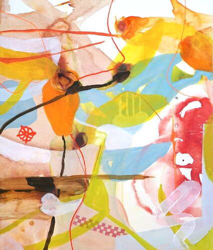 Tangerine delight par Wendy Grace, Peinture en vente sur Singulart