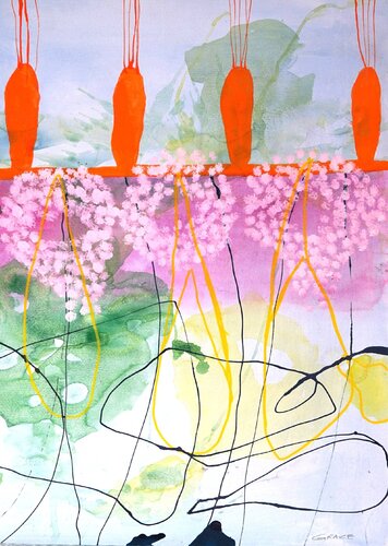 Spring Blooms van Wendy Grace, Schilderij te koop op Singulart