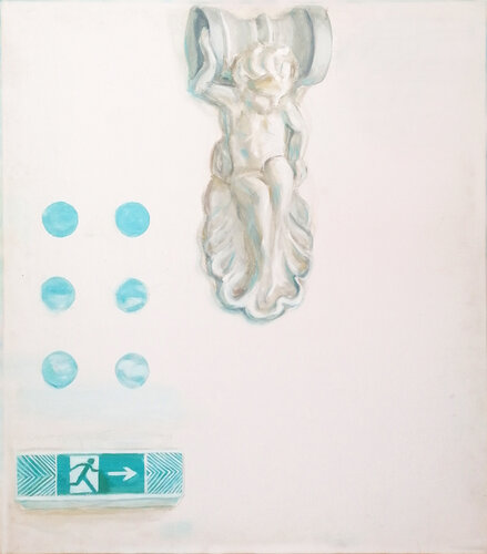 Emergency Angel di Ela Mizi, Pittura in vendita su Singulart