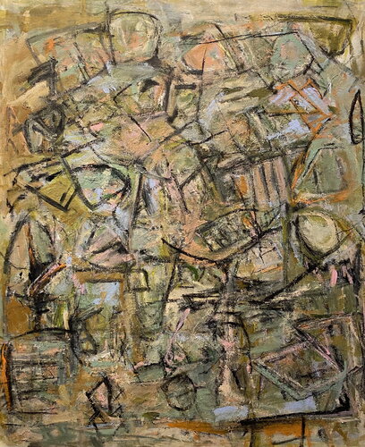 Waiting For Something To Happen van Lloyd Tabing, Schilderij te koop op Singulart