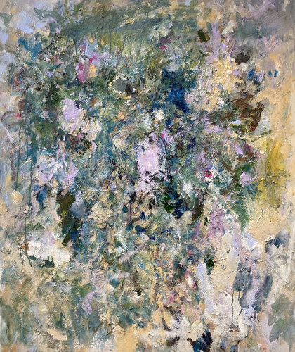 Gorgeous and Dressed In Blue di Lloyd Tabing, Pittura in vendita su Singulart