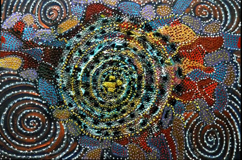 "The Spirals" van Kenan K., Schilderij te koop op Singulart