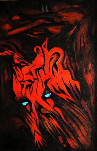 Violence (… and The Doves) van Kenan K., Schilderij te koop op Singulart