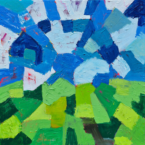 Landschaft 25 van Jordan Ritte, Schilderij te koop op Singulart