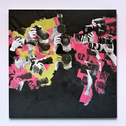Electric Eyes You Can't Ignore by Chris McCrae, Painting for Sale on Singulart
