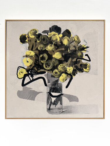 Graffiti Flowers de Chris McCrae, Pintura a la venta en Singulart