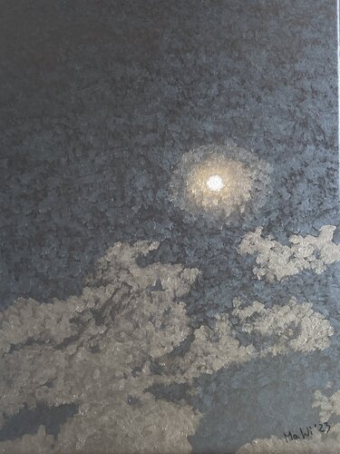 Vollmond van Marta Widowitz, Schilderij te koop op Singulart