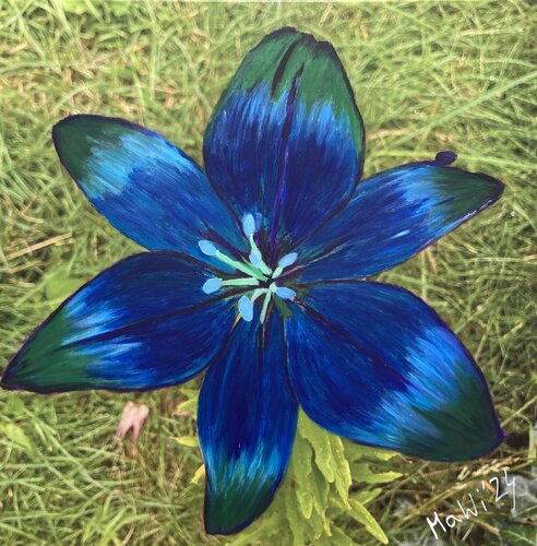 Blume 2 van Marta Widowitz, Schilderij te koop op Singulart