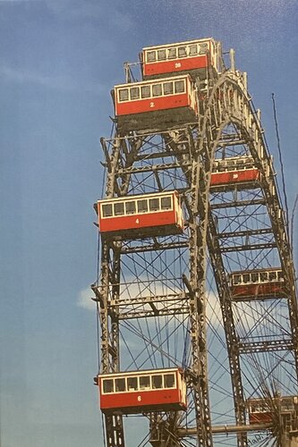 Das Riesenrad Wien di Marta Widowitz, Pittura in vendita su Singulart