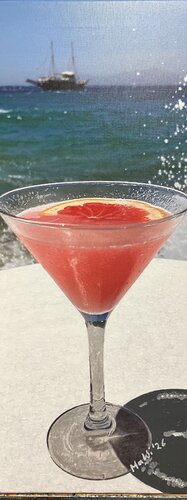 Ein Schluck Meerblick van Marta Widowitz, Schilderij te koop op Singulart