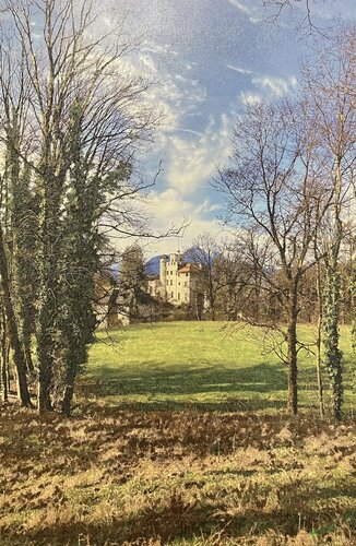 Schlösschen am Mönchsberg, Salzburg van Marta Widowitz, Schilderij te koop op Singulart