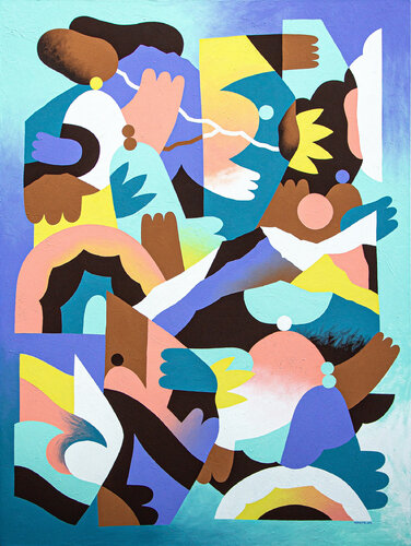 MIGRATION 01-12 van Tommy Knuts, Schilderij te koop op Singulart