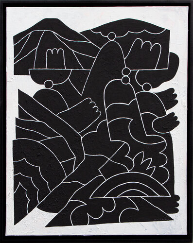 TRAVERSÉE 1 van Tommy Knuts, Schilderij te koop op Singulart