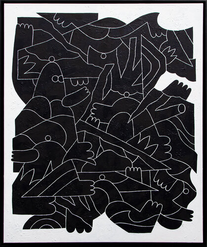 TRAVERSÉE 7 van Tommy Knuts, Schilderij te koop op Singulart