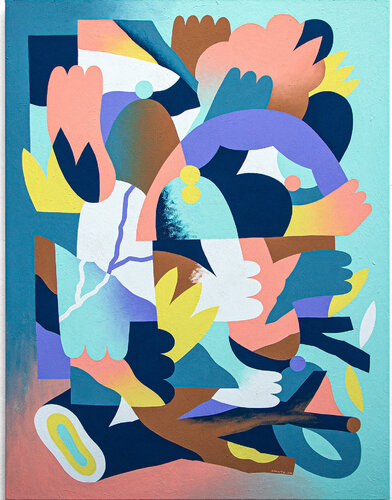 MIGRATION 02-12 van Tommy Knuts, Schilderij te koop op Singulart