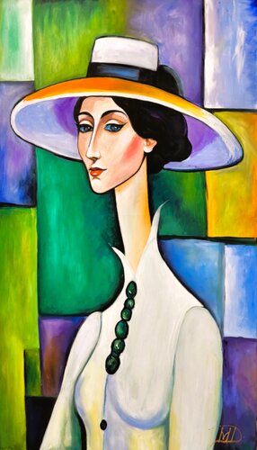 Lady Violet de Denis Mihai, Pintura a la venta en Singulart