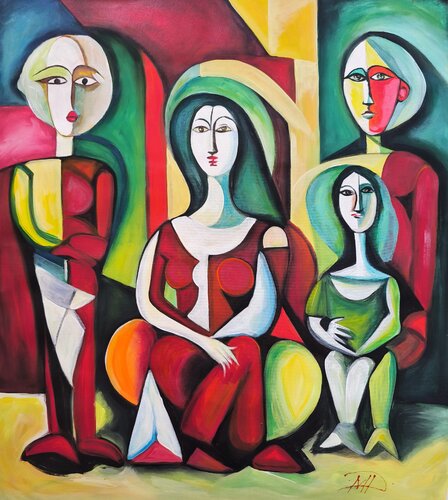 Family photo de Denis Mihai, Pintura a la venta en Singulart