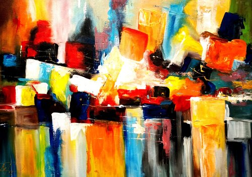 Colors game de Denis Mihai, Pintura a la venta en Singulart