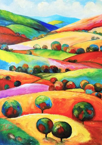 Dream land van Denis Mihai, Schilderij te koop op Singulart