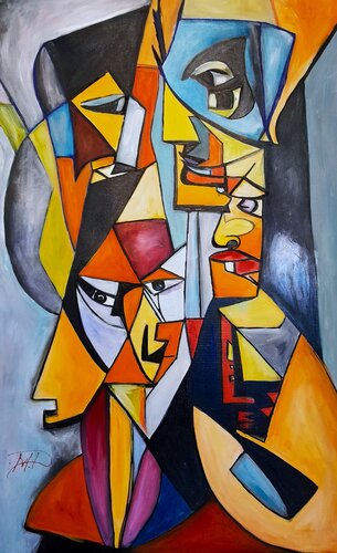 Abstract world van Denis Mihai, Schilderij te koop op Singulart