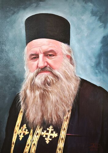 Priest-portrait van Denis Mihai, Schilderij te koop op Singulart