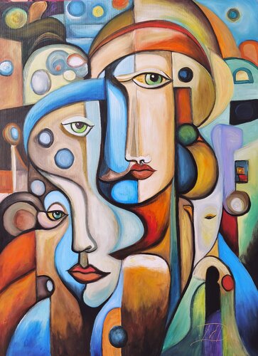 Mix of harmony van Denis Mihai, Schilderij te koop op Singulart