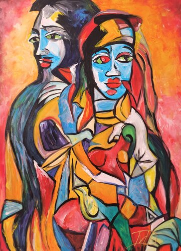 Passion dance van Denis Mihai, Schilderij te koop op Singulart