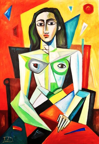 Fragil balance van Denis Mihai, Schilderij te koop op Singulart