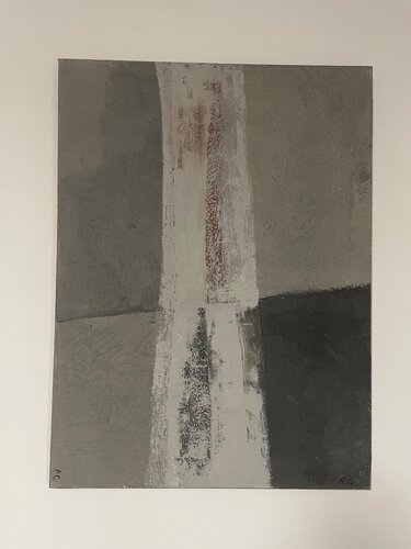 Mystical Grey di Roman Gegansha Gvarliani, Pittura in vendita su Singulart