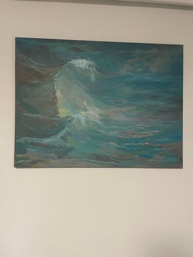 La Costa Brava Waves von Roman Gegansha Gvarliani, Malerei kaufen auf Singulart