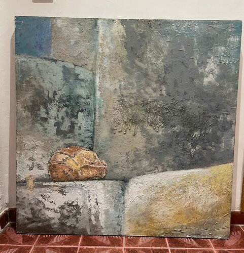 El Pan de Vida de Roman Gegansha Gvarliani, Pintura a la venta en Singulart