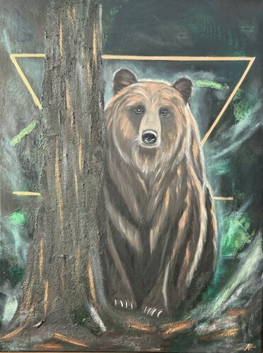 Bearer of the Earths Deep Heart von Ann-Christin Brune, Malerei kaufen auf Singulart