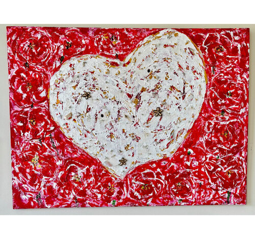 The Garden of Love di Medge Jaspan, Pittura in vendita su Singulart